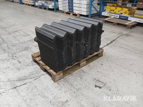 Tagplade bølge B7 sort Swisspearl/Cembrit B7 sort 