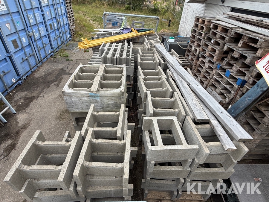 Fundaments blokke - 10 paller