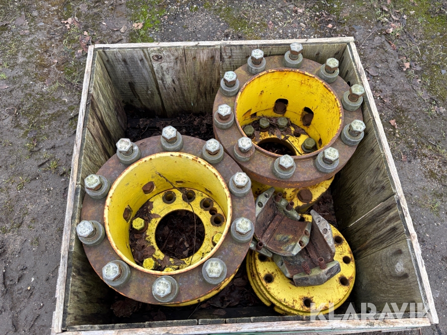 Adapter tvillingehjul John Deere Amerikaner Aksel