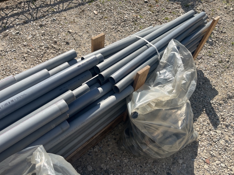 PVC rør med fittings