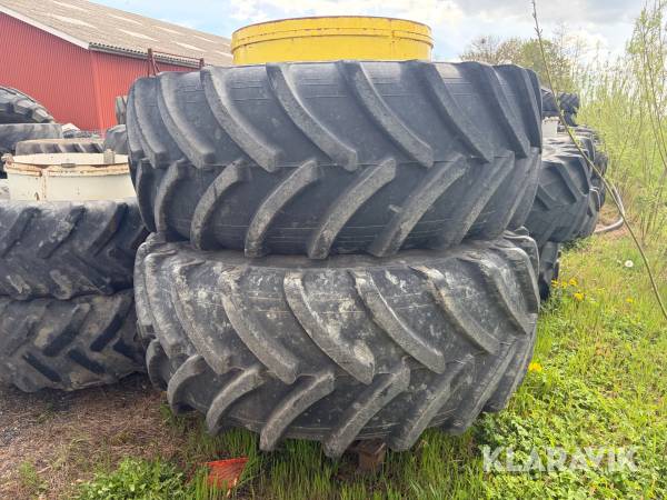 Tvillingehjul Dneproshina 710/70R38 2 styk med spænder
