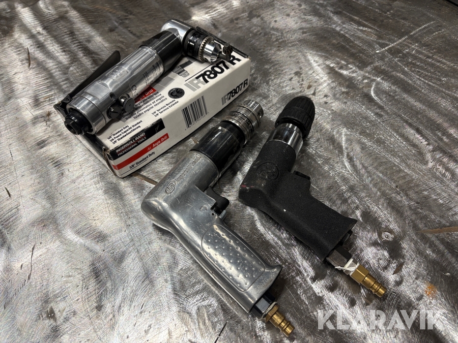 Luftboremaskine - 3 styk