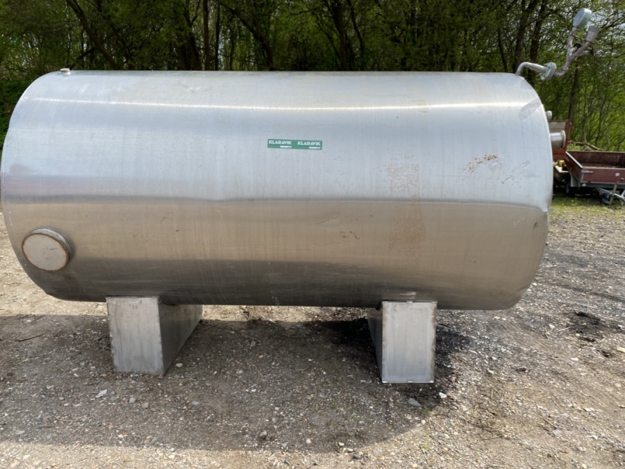 Rustfri tank fra fødevarer 5000 liter