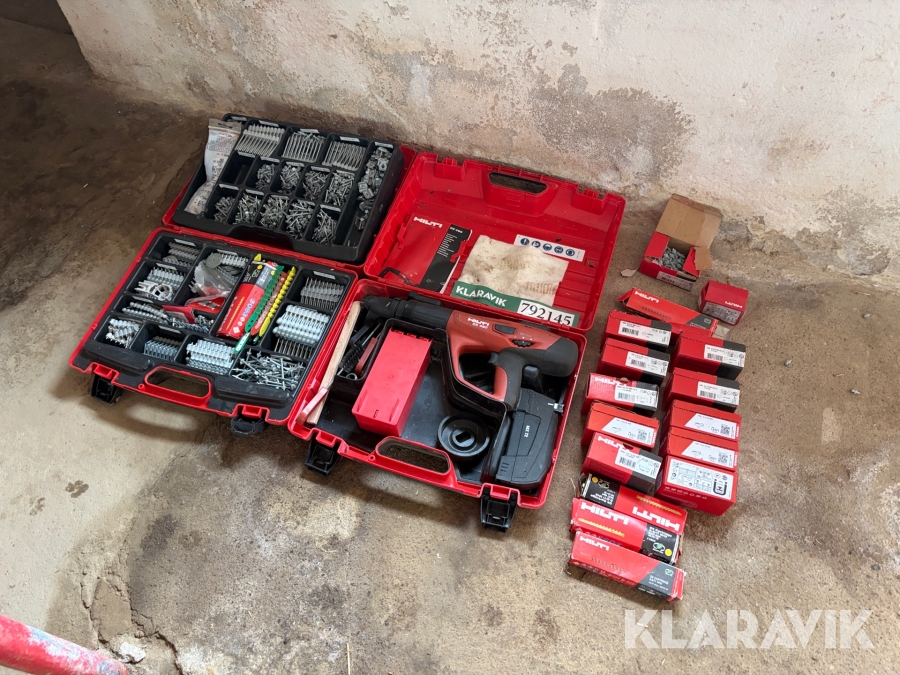 Søm pistol Hilti med tilbehør