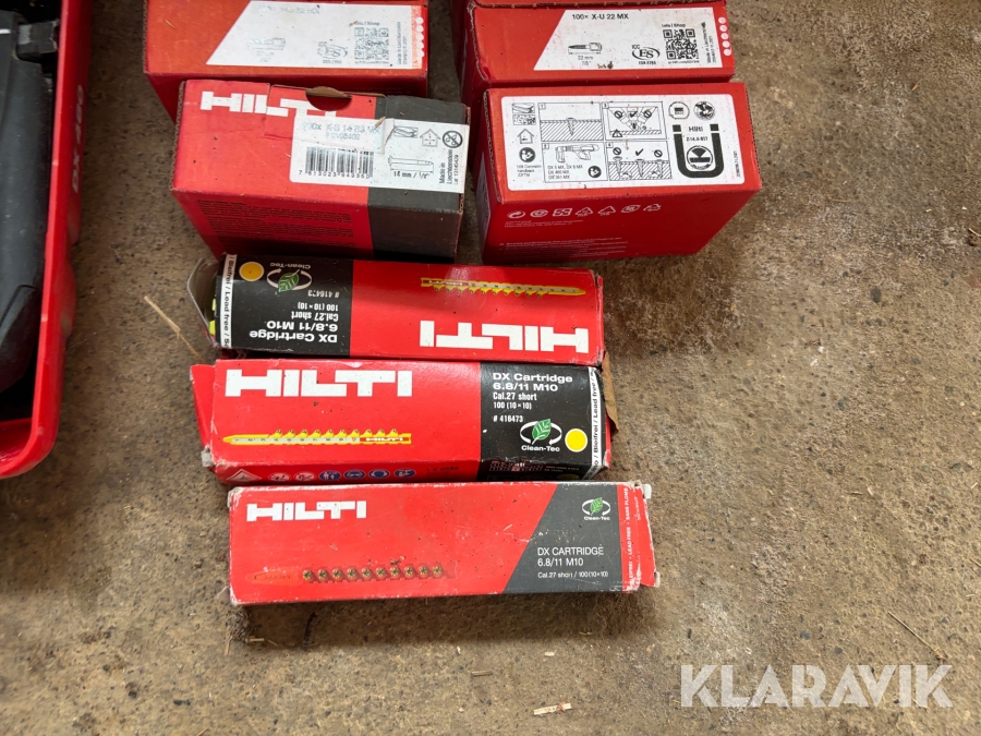 Søm pistol Hilti med tilbehør