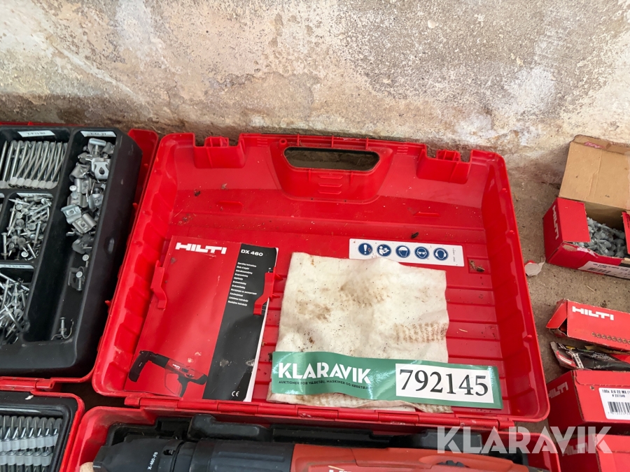 Søm pistol Hilti med tilbehør