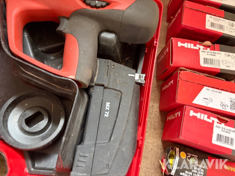 Søm pistol Hilti med tilbehør