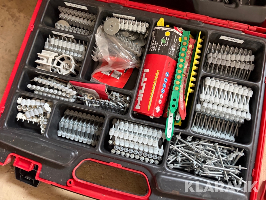 Søm pistol Hilti med tilbehør