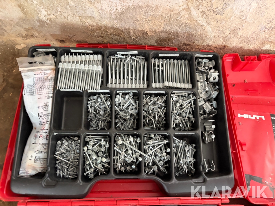Søm pistol Hilti med tilbehør