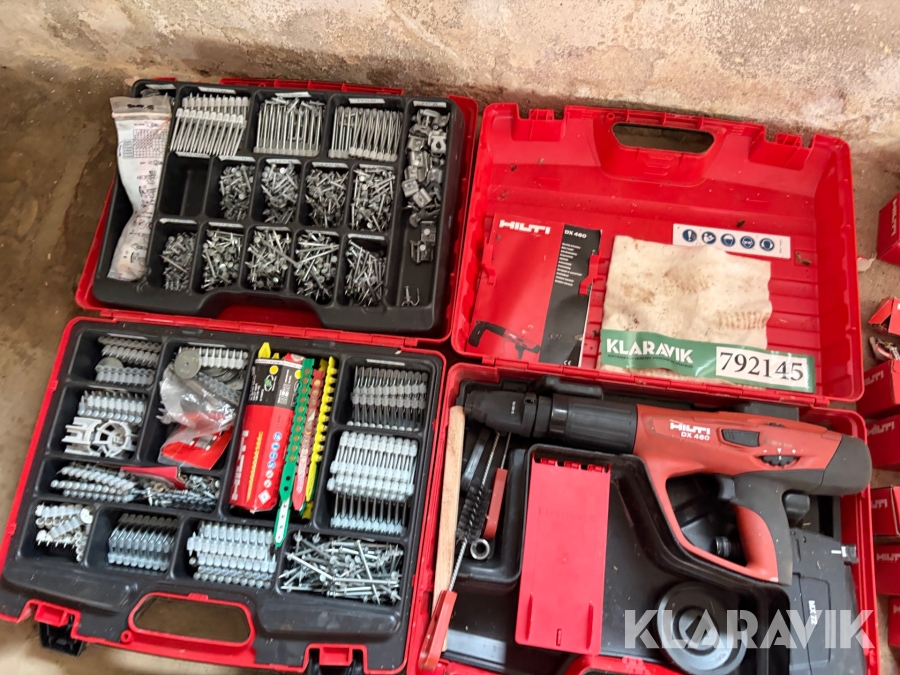 Søm pistol Hilti med tilbehør