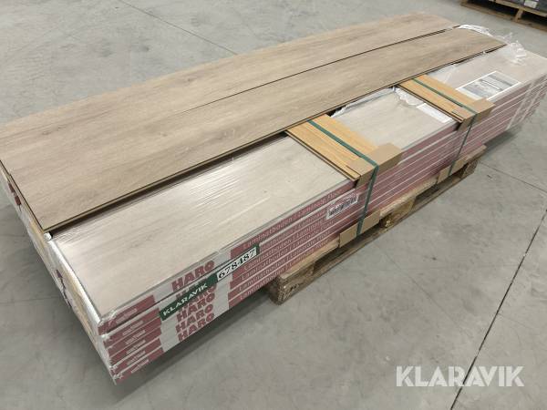 Laminatgulv Haro Oak Veneto Crema 48m2