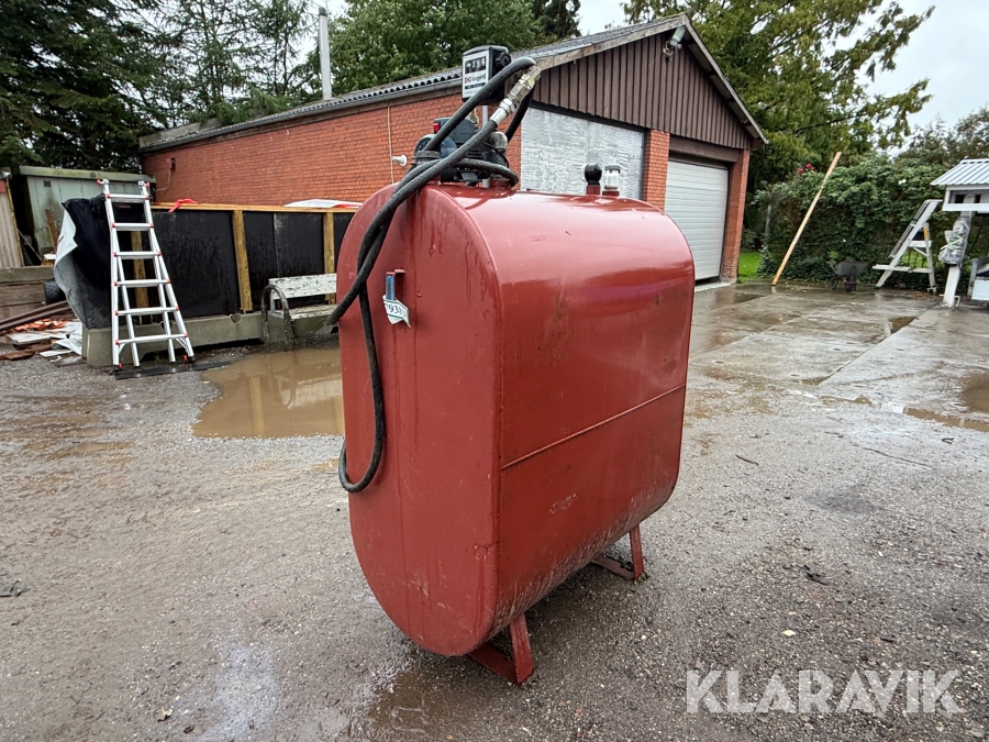 Dieseltank Roug Steel Tank Å 200 med pumpe, 1 styk