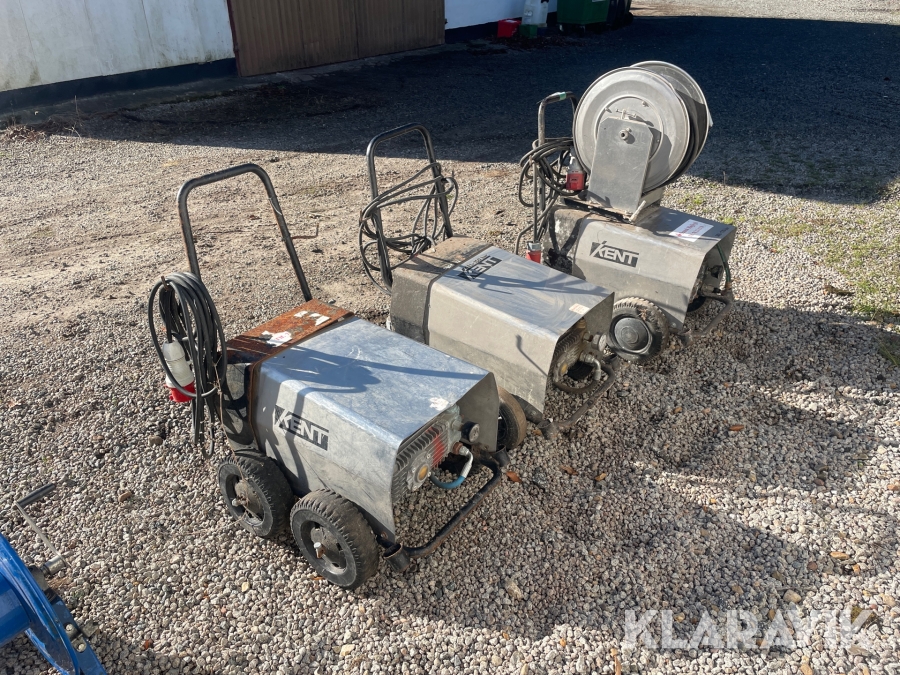 Mobil højtrykrenser Kent 36L-170bar 3 styk