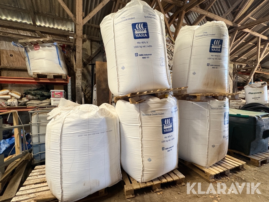 Tømiddel 5 paller ca 4.5ton Yara Teknisk Urea