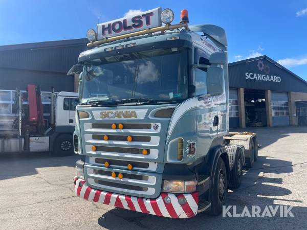 Lastbilchassis Scania R480 8x4 med førerhus