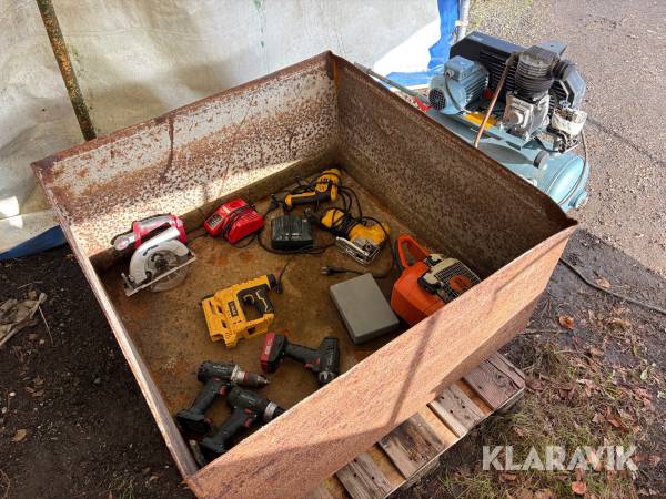 Elværktøj Dewalt, Falke, Metabo, Stihl, Milwaukee, Elektra-Beckum - 12 styk/dele