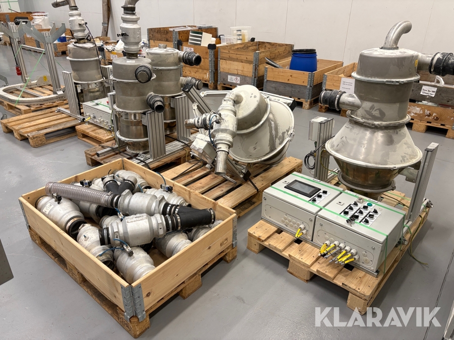 Stort lot vakuum pumper Piab 6 paller