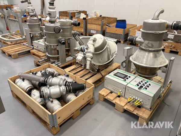 Stort lot vakuum pumper Piab 6 paller