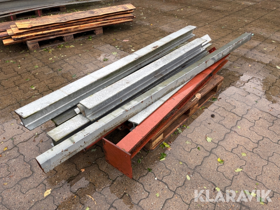Galvaniseret HEB bjælker og firkant rør, Brønderslev, Klarav