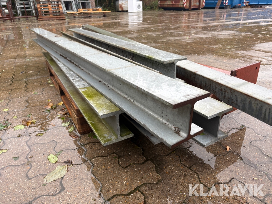 Galvaniseret HEB bjælker og firkant rør, Brønderslev, Klarav