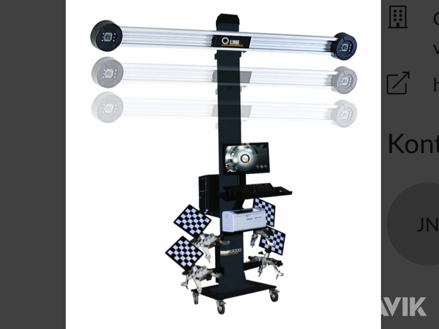 4 hjulsudmåler Ahcon Q Line A 3000 3D Aligner