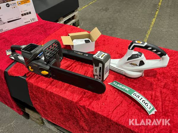 Motor sav og løvblæser Stiga SC48AE-BL548LI