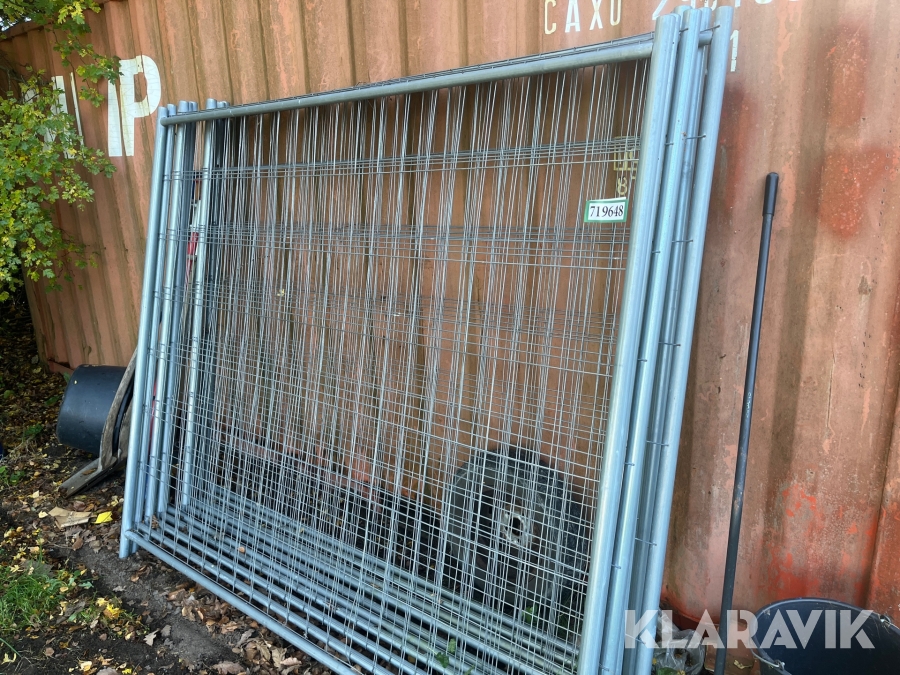 Bygge hegn 225x190 10styk med fødder
