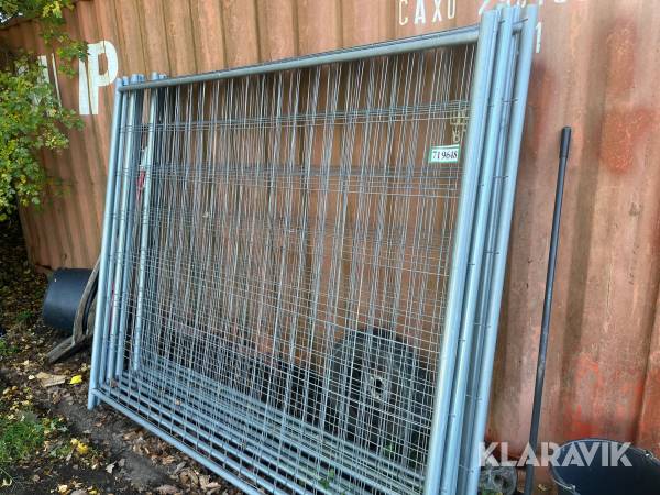 Bygge hegn 225x190 10styk med fødder