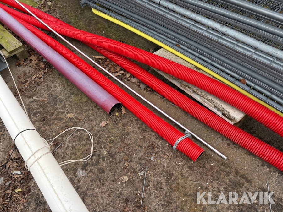 Plastik rør, Egedal, Klaravik auktioner