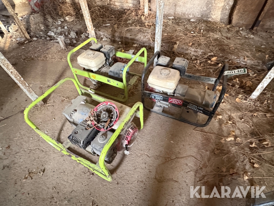 Generatorer Fogo / Pamac E4000 / E3200 / FH3001 3 styk