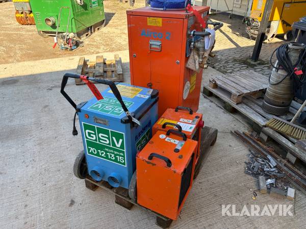 Affugter & varmeblæser Elbjørn / Rem 4 styk