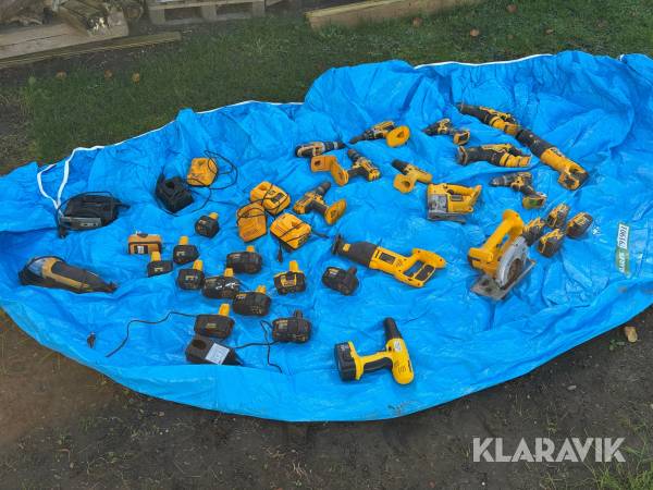 Håndværktøj Dewalt blandet lot 16 styk