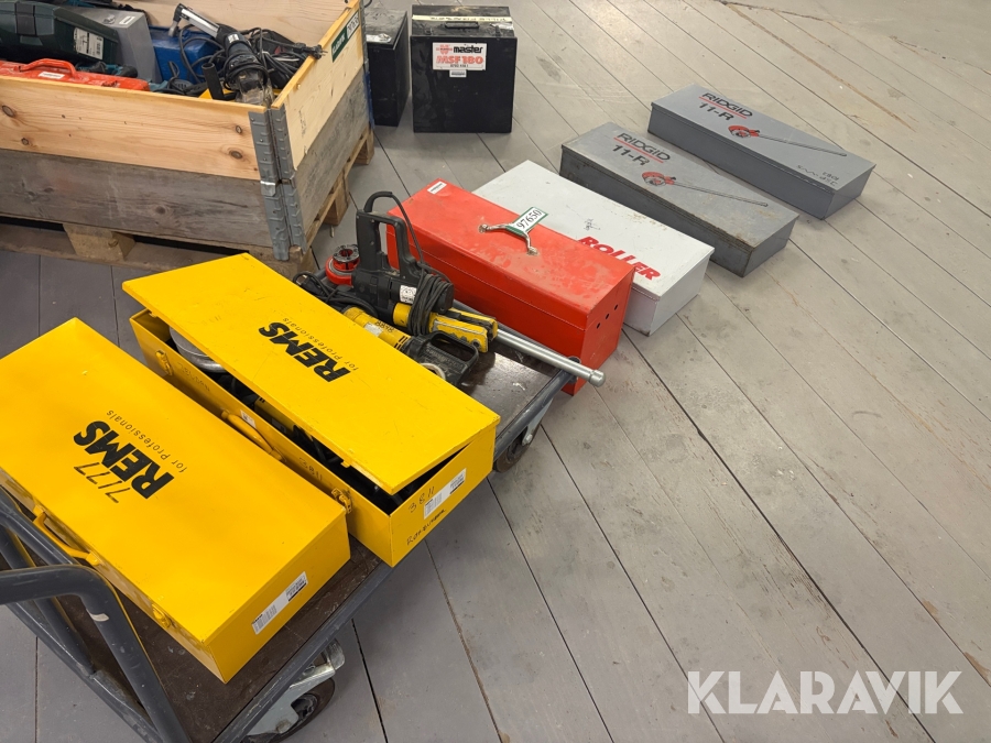 Lot af div. VVS-værktøj RIDGID
