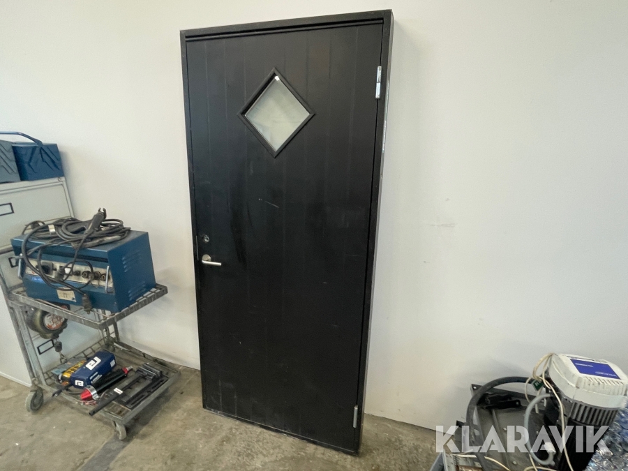 Udvendig dør med karm