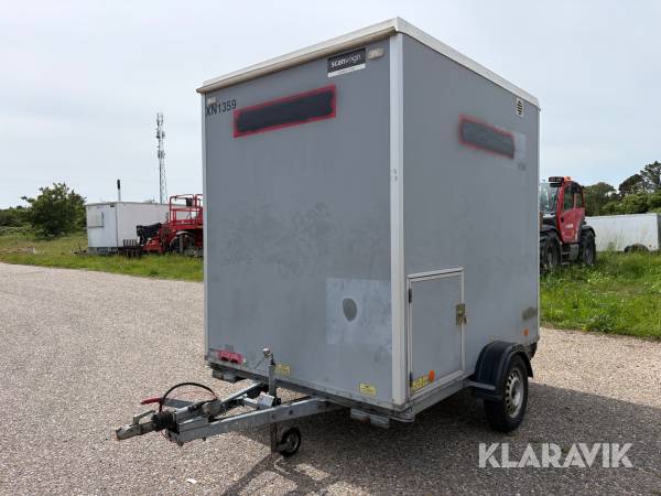 Badmobil Scanvogn 750kg med bremser