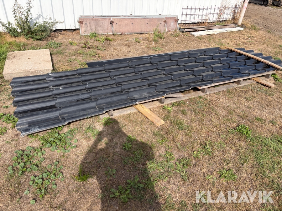 Tagplader 9 styk plus rykning