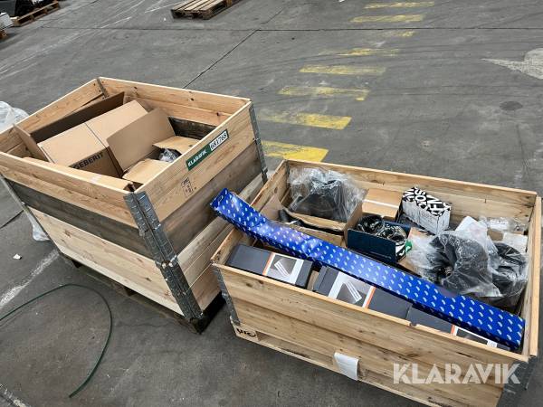 Lot - unidrain, håndklædetørrer, rør og øvrigt - 2 paller