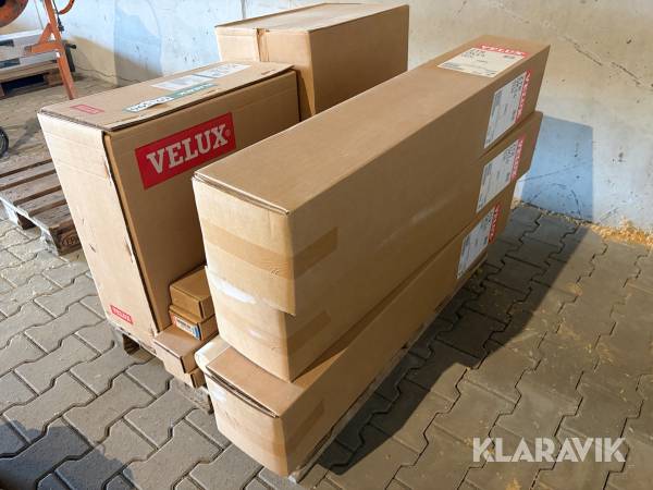 Ovenlys Velux TCR 0K14 1 komplet + ekstra dele.