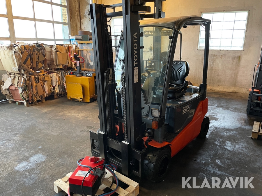 15909613 EL gaffeltruck Toyota 8FBM20T, Haderslev, Klaravik auktioner