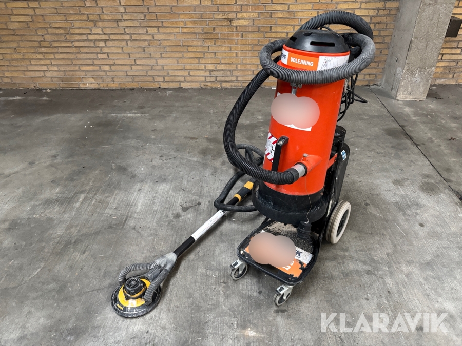 Støvsuger og girafsliber Husqvarna S13 og Mirka