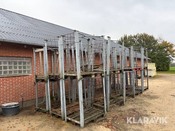 Aluminium brændestativ - 29 styk