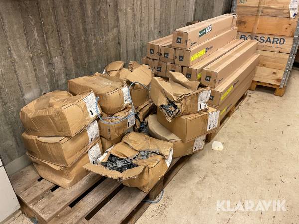 Tværprofiler og ophængskomponenter Rockfon