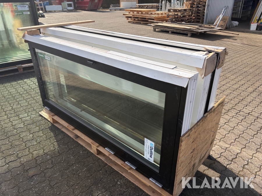 Vinduer + Terrassedøre Outline Træalu 3 lags