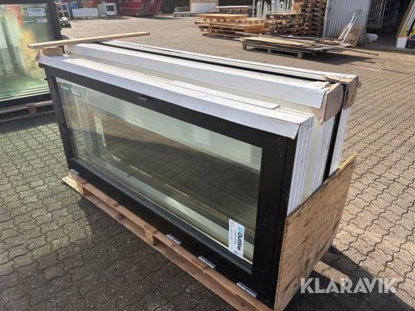 Vinduer + Terrassedøre Outline Træalu 3 lags