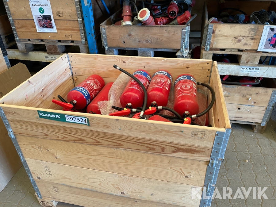 Pulverslukkere Anaf group 6 kg pulver ABC 34A 233B C