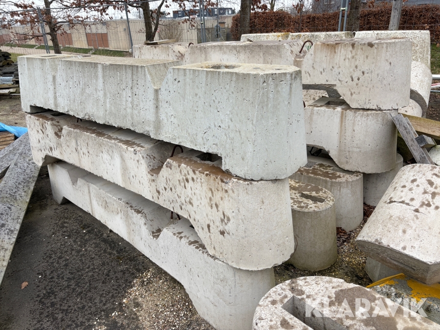 Betonblokke 18 styk