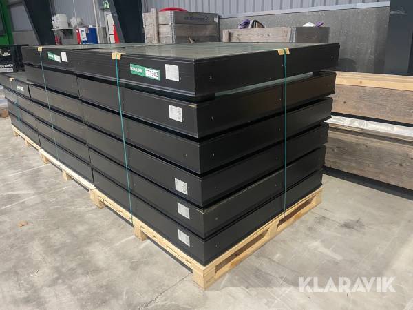 Ovenlys vinduer Unilite Planlys-glas 6 styk