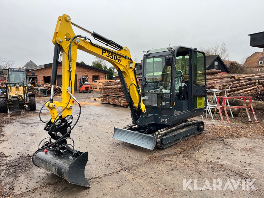 Gravemaskine Rippa P350 med tiltskovl