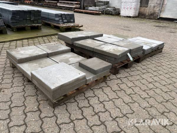 Havefliser blandet lot