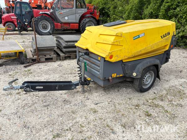 Skruekompressor Mobil Atlas Copco Xas 67